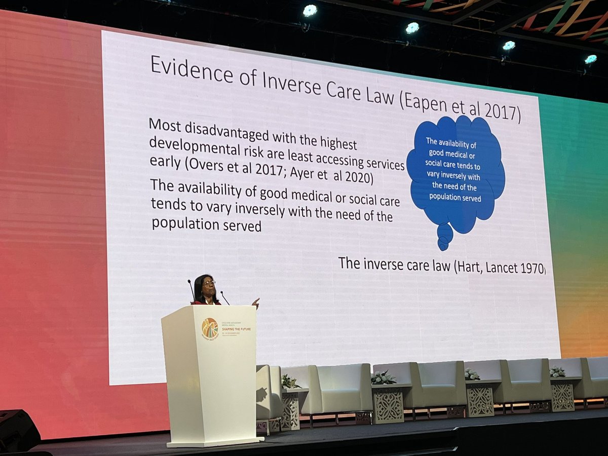 DrMeshalSultan's tweet image. Outstanding Keynote Lecture by Professor Valsa Eapen, titled: “Reversing the inverse care law: can we provide equitable access to child mental health services?”

#IACAPAP2022
@IACAPAP #Dubai
