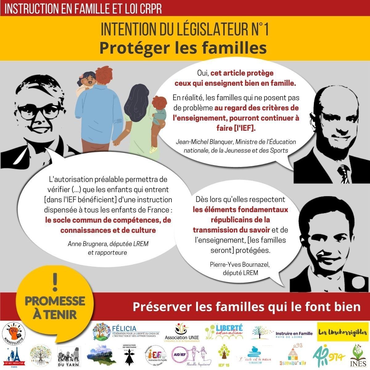 ❌ Le gouvernement a menti!
❌ De nombreuses familles qui font bien l’école à la maison sont injustement privées de leur liberté! 
❌ L’intention du législateur n’était PAS de préserver les familles qui le font bien!
👉🏻STOP🛑

#ConseildEtat 
#liberteeducative
#suppressionART49IEF