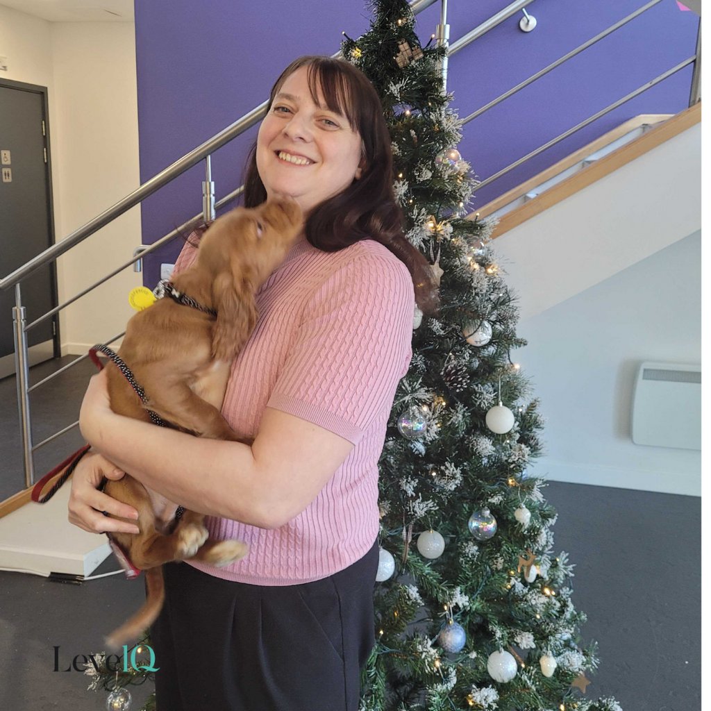 LevelqO's tweet photo. We love it when Charlie comes to visit 🐶
#dogfriendlyoffices #officedog https://t.co/Clgaxl2it8