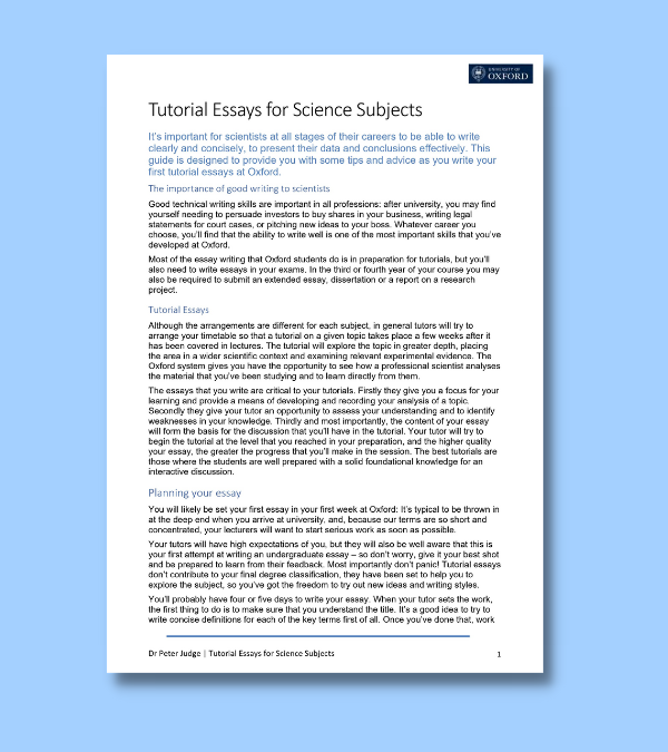 Academic writing tips by Oxford professors: