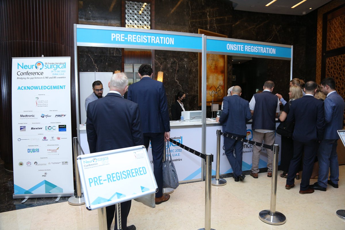 EINC2022's tweet image. The #EINC2022 Conference has begun!

Delegates convening this morning for the 8th Emirates International Neurosurgical Conference 2022. The Conference will explore the clinical updates in the field of Neuroscience &amp;amp; Neurosurgery

Don&apos;t miss out on Day 1 of EINC 2022, Visit Today