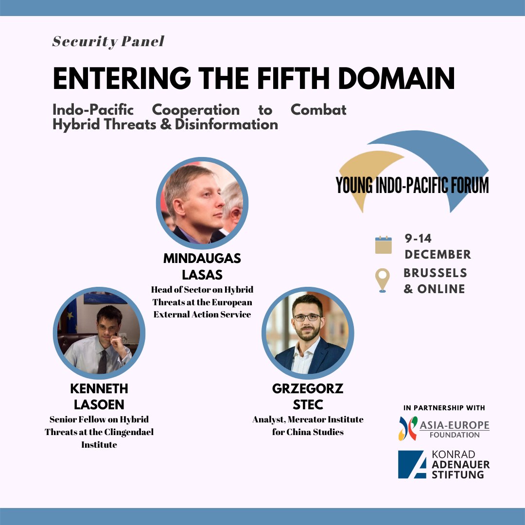 yipforum's tweet photo. Did you hear? ๐ก The Young Indo-Pacific Forum begins today!
Check out the amazing experts for today's Security and Technology panels ๐
โ
๏ธWe are looking forward to meeting you all online and in person. Don't forget to tag us if you share any special moments! https://t.co/1uDuQEczTu