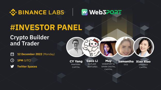 yzilabs's tweet photo. Join our 1st Investor Panel as a collaboration with @Web3Port_Labs! 

Investors from @PanteraCapital, @OVioHQ, @DCGco, &amp; @HashKeyGroup will be discussing their investment strategies🔥

🗓Dec 12, 2022 (Mon)
⏰1:00pm UTC

Don’t miss out ⤵️
https://t.co/LX5TbTgxS6 https://t.co/HWdeEYJ6ac