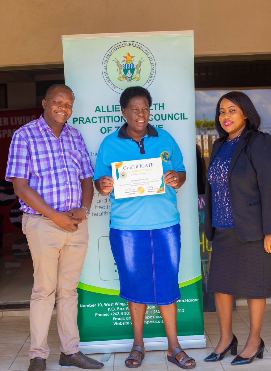 #Zimbabweans underestimate the prevalence of substance abuse and mental health cases. We need to take a stance. Everyone has a part to play to fight this. The Mental Health First Aid training is one of many interventions that trains ordinary citizens and people who deal with...