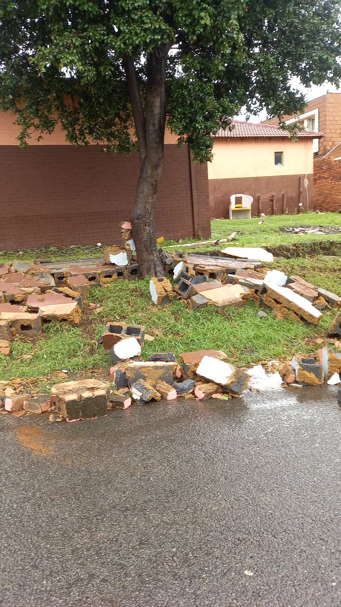 nyengentima's tweet photo. Street to Mom Winnie' house damaged by heavy rain and Asha's creche wall collapsed. https://t.co/gW2YXwoSD5