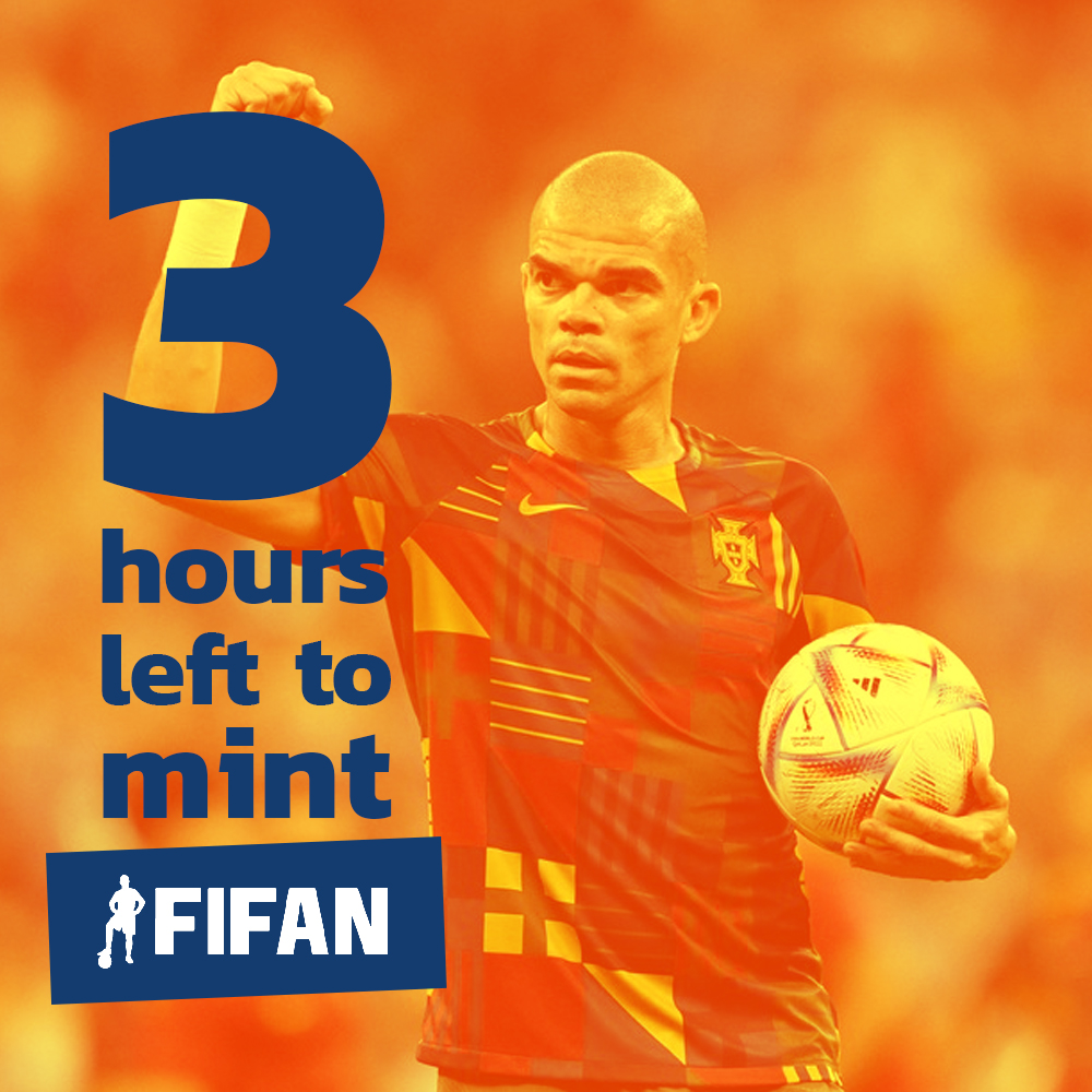 FIFAN BUILDS VALUE! 🏆🫡

03:00 hours to go FIFAN FAM! ⏰

Understand the utilities for fifan Holders ‼️

fifan.xyz/profit-share/

mintnow.fifan.xyz <== Check your wallet.

#FIFAWorldCup  #NFTs