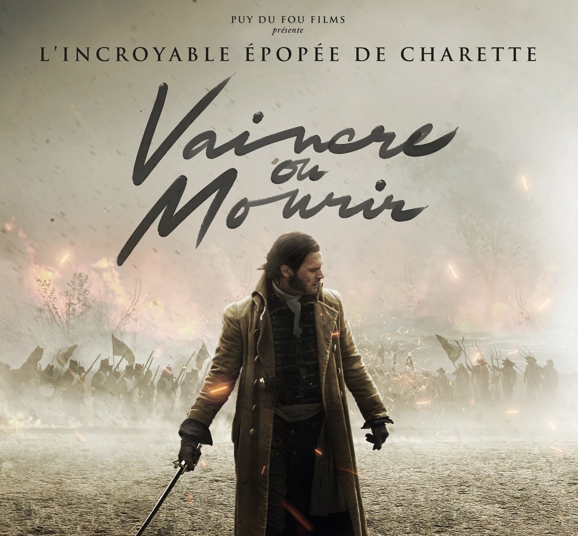 ch_lannes's tweet photo. Hier soir je suis allé voir l’avant-première de « Vaincre ou mourir » 🎬, le récit épique de la vie de Charette porté à l’écran par les studios du @PuyduFou.

À la fin du film, toute la salle, bondée au point que le cinéma a dû en ouvrir une deuxième, a chaleureusement applaudi. https://t.co/18gv8dLXgl