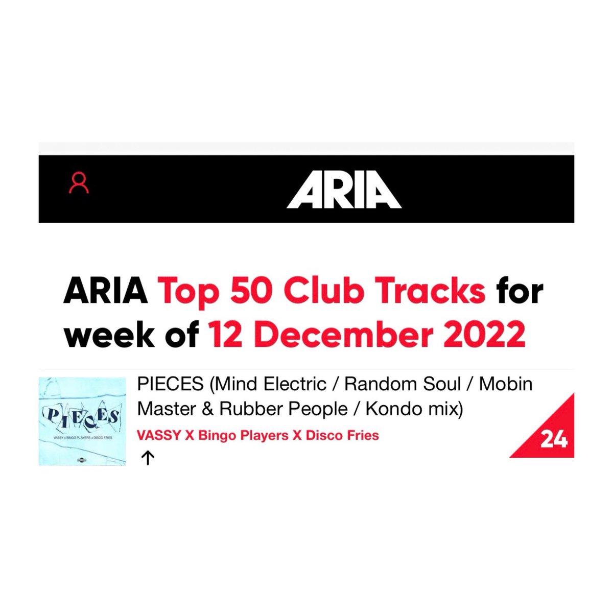 AngieXposed's tweet photo. Congrats to @VASSY @bingoplayers &amp; @TheDiscoFries their HUGE track ‘Pieces’ moves up to #24 @ARIA_Official #ClubChart 🇦🇺🏡🎶🪩
STREAM 🎶 HERE: https://t.co/l2T1vHlv39
Out Now 💿 @CentralStnAUS https://t.co/9Iwl5zPh1c