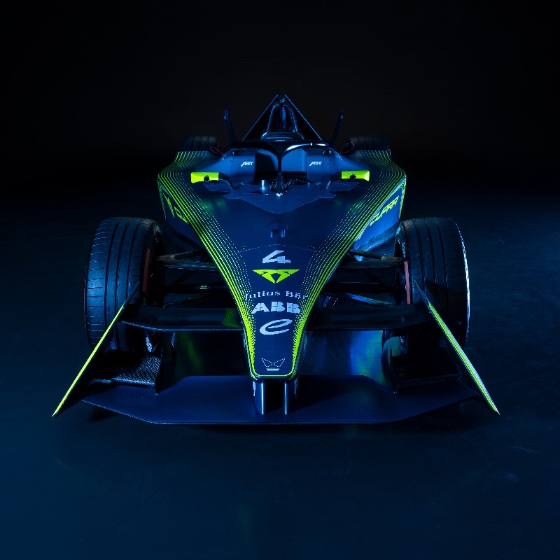 FIAFormulaE's tweet photo. Here's the brand new livery from @abtmotorsport for Season 9 😍
