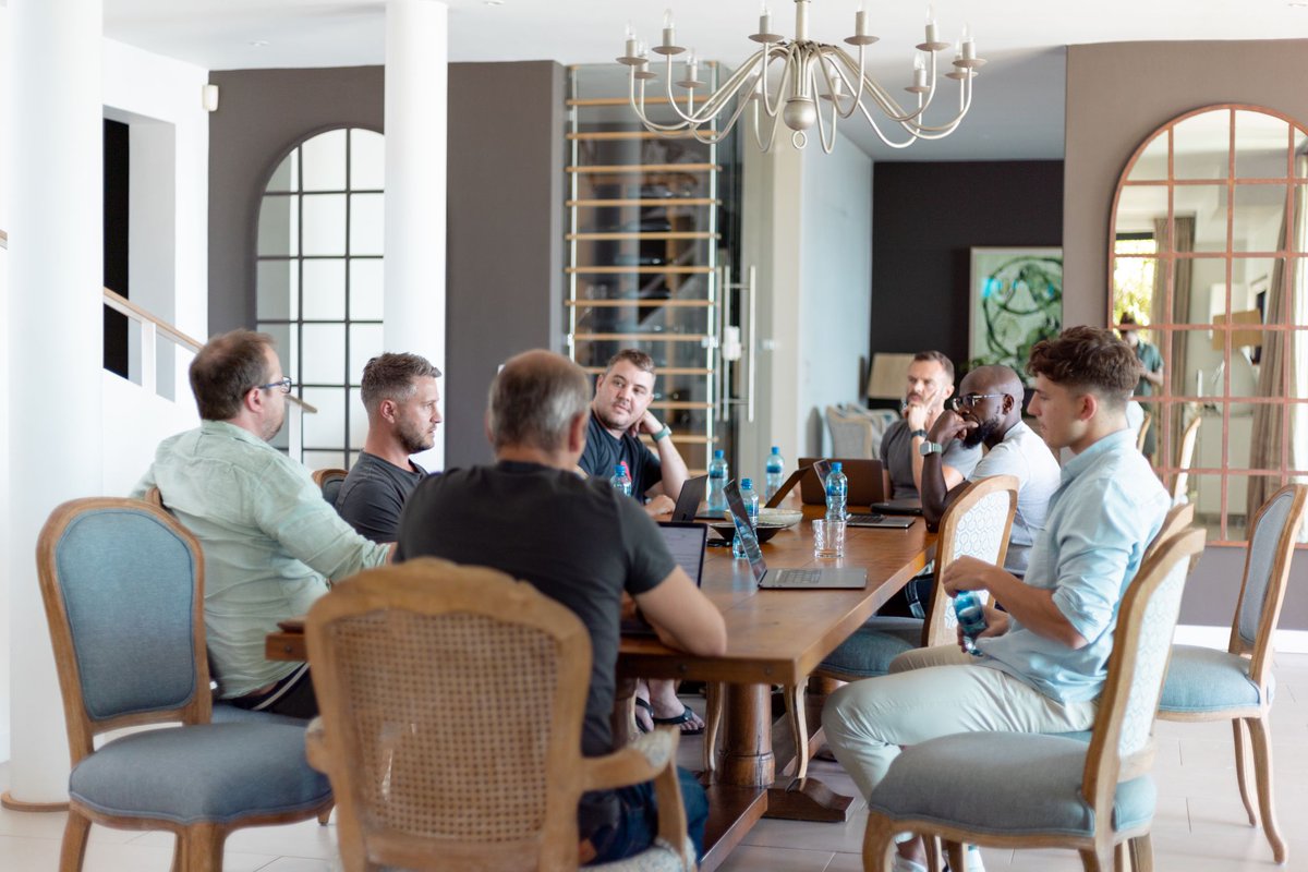Final board meeting of the year with our awesome partners, <a href="/KnifeCap/">Knife Capital 🔪</a>. 🍾 Thank you for the incredible journey in 2022.

<a href="/DaveyGant10/">Davey Gant</a> <a href="/KeetvZ/">Keet van Zyl</a>