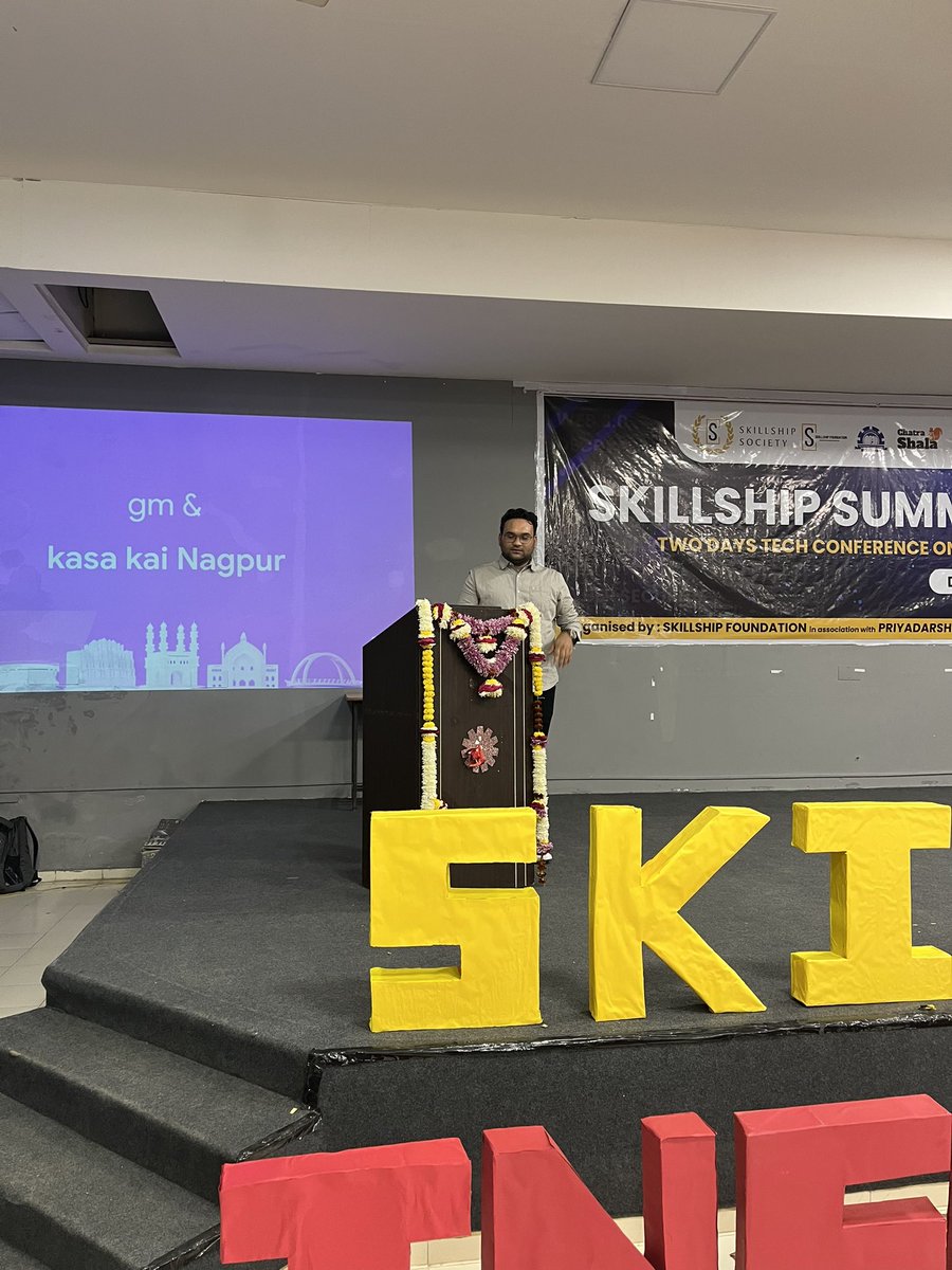harshcrop's tweet photo. Done with my talk thank you so much @SkillshipSummit &amp; @sachinpandey614 invited me to shred my knowledge 

@0xPolyAdvocates 

#skillshipsummit22 #skillshipsummit https://t.co/SezXxlDDl8