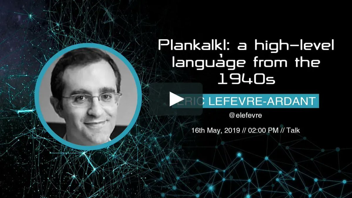 ncraftsConf's tweet photo. Discover the first high-level programming language in history: Plankalkül, a High-Level Language from The 1940s. @elefevre #formthearchives #newcrafts
https://t.co/lnx86MT3XB https://t.co/RFkTdNp3Ww