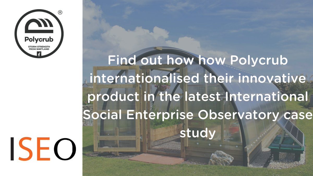 Inspired to use aquaculture pipes to create indoor allotments that can withstand the harsh winds found on Shetland, it was only a matter of time before @polycrub success spanned international waters. Find out how in @iseo_scot’s latest case study: iseo.scot/wind-and-weath…