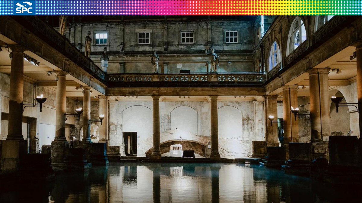 SPC_Rubber's tweet photo. Looking forward to our UK Christmas party at the historic and iconic Roman Baths in the beautiful city of Bath tomorrow. #RomanBathsBath #OfficeParty https://t.co/y0vDUMYtdi