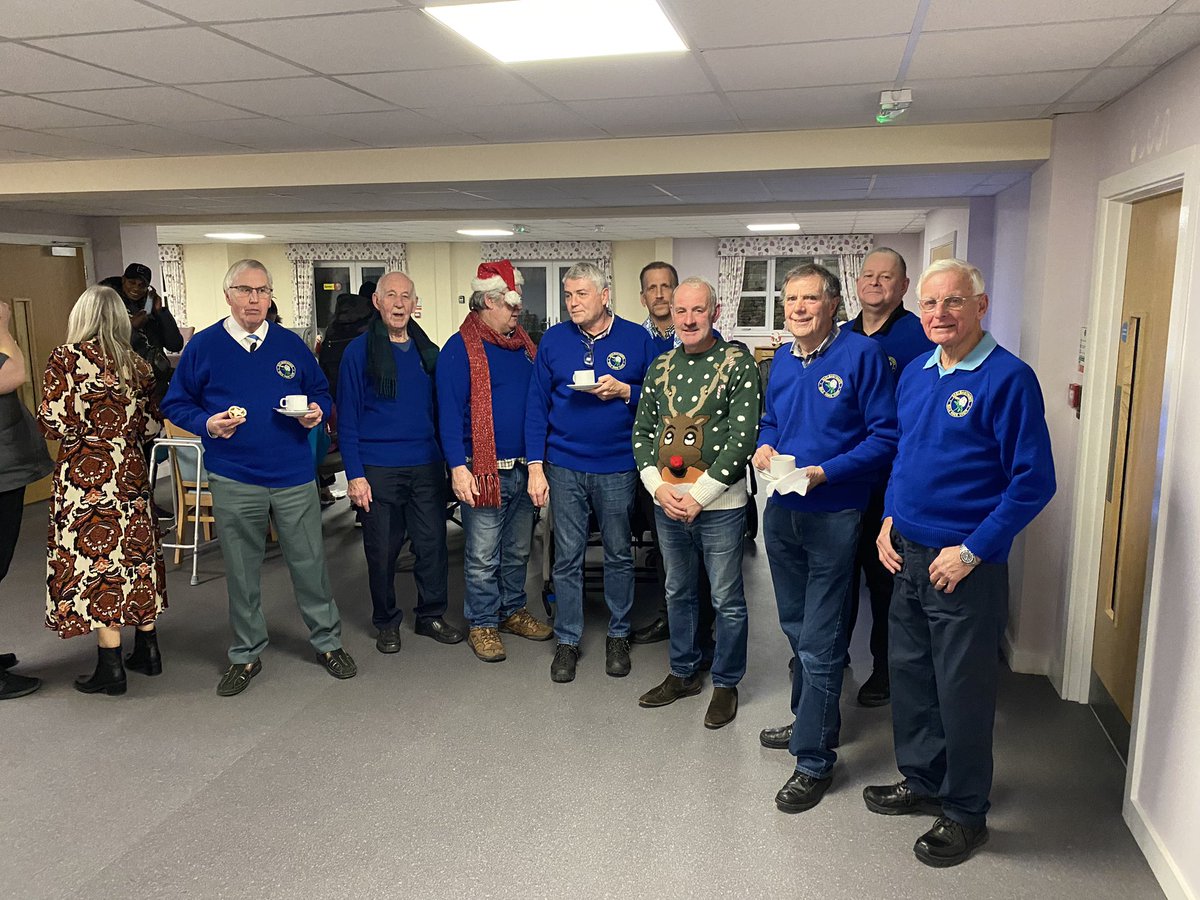 Singing Carols at Scisset Mount Care Home. A lovely evening for great people