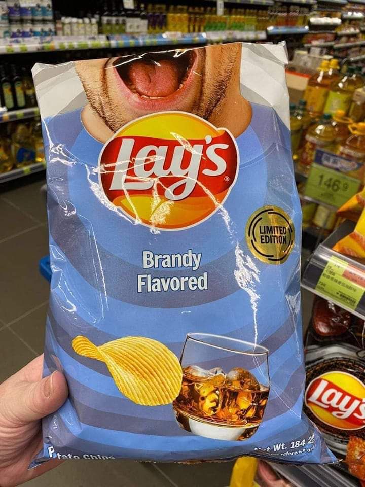 brandy flavour lays chips