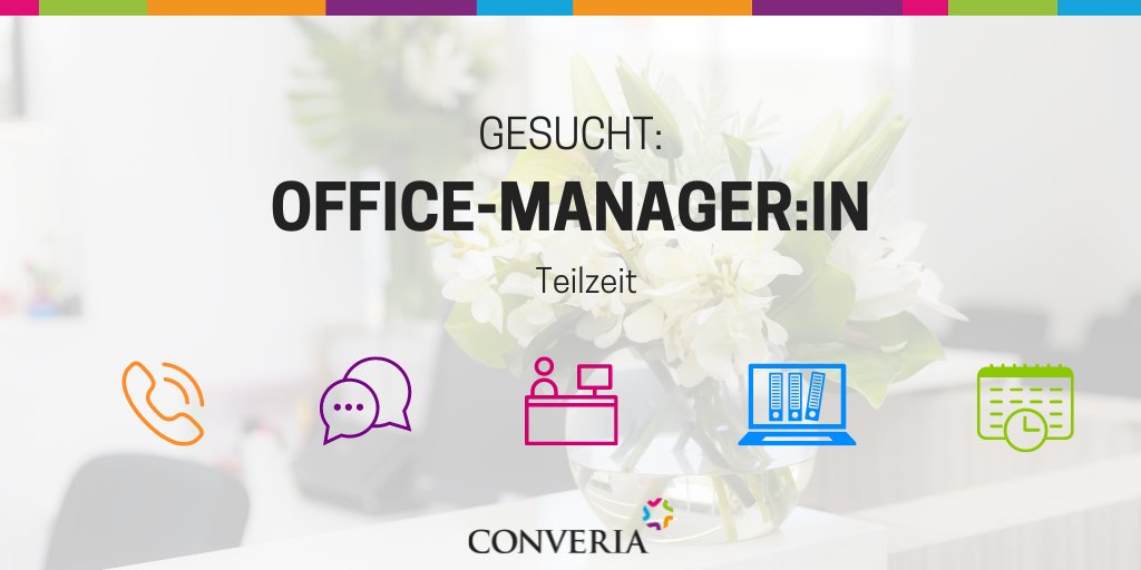 #StelleFrei in #Weimar: Wir suchen eine:n Office-Manager:in.
Für ausführliche Infos zur Stelle und zu uns bitte hier entlang➡️jobs.converia.de/de/

#Jobangebot