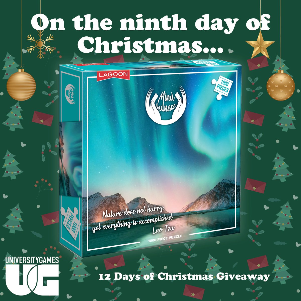 Day 9 - 12 Days of Christmas Giveaways🎄🎅🏻
To be in with a chance of winning our relaxing Mindfulness Puzzle:
• RT &amp; Follow 
• Comment: #12DaysofGiveaways 
Closes: 2pm on 10/12/2022, UK only, Full Ts&amp;Cs on FB &amp; IG #Giveaway #win #GiftIdeas
