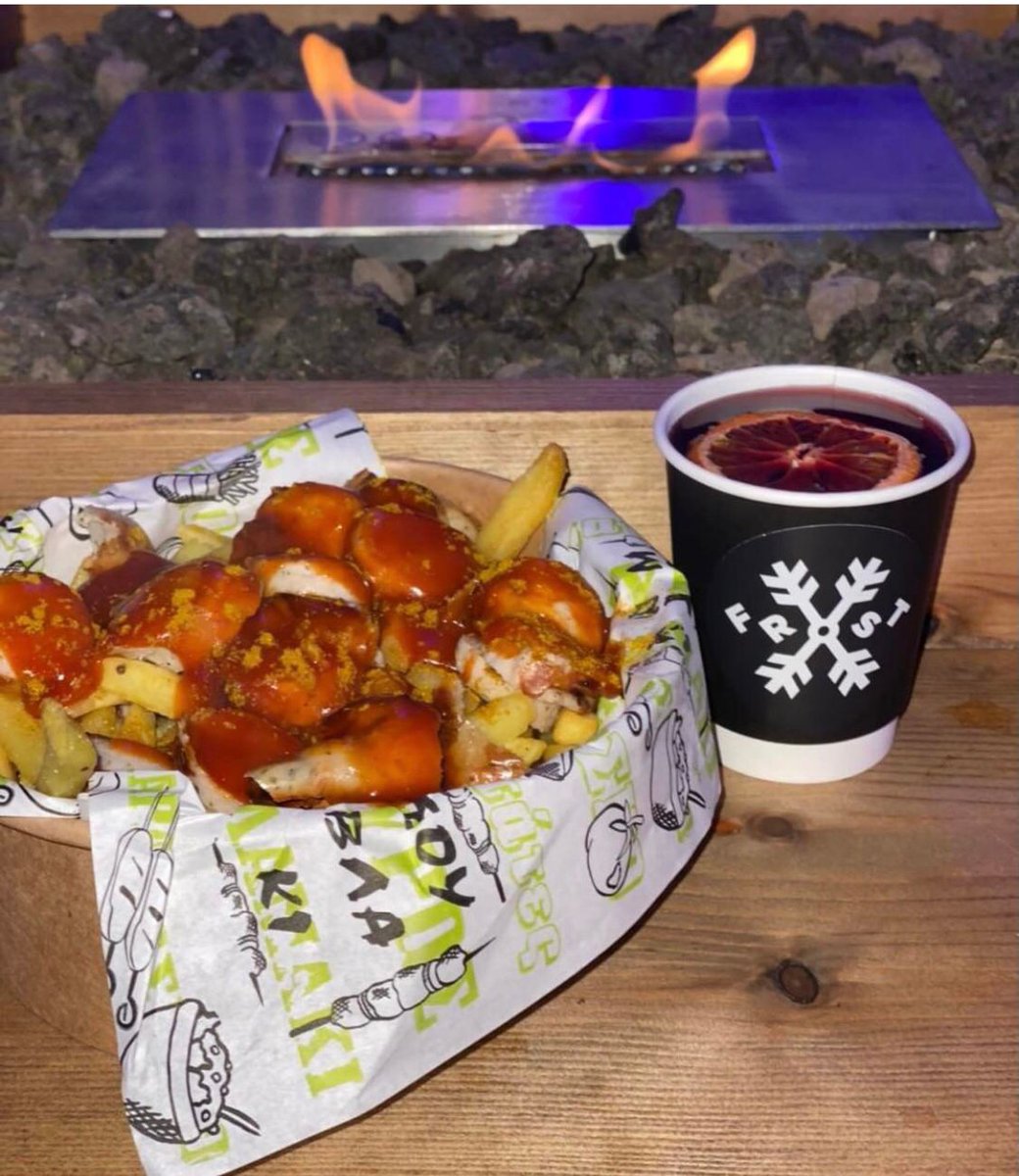 Fridays call for a lunchtime treat with <a href="/Charter1227/">Charter 1227 Catering</a> Currywurst and mulled wine at FROST! 😍

Come and join us, we're open 11am until 11pm. 🥂
.
.
.
#frost #frostsalisbury #popupbar #tipi #drinks #craftbeer #realale #salisburyevents #christmassalisbury #salisburycitycouncil