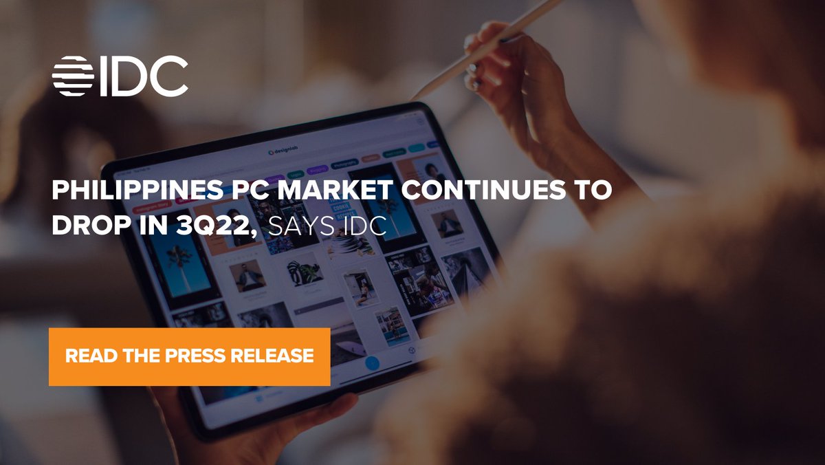 IDCASEAN's tweet photo. Philippines’ #PC shipments continued to slump, declining 19.8% YoY and 11% QoQ reaching 565,000 units in 3Q22.

Read more in our press release: https://t.co/vwWrePlMqN https://t.co/lcKZEmJBf0