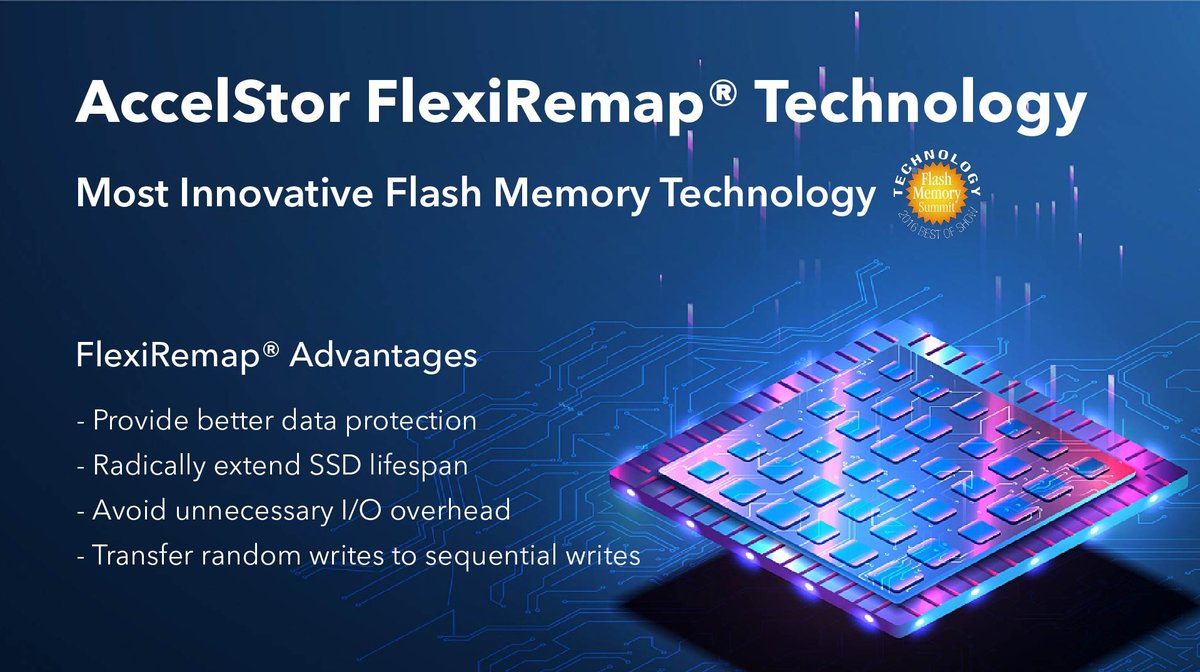 AccelStor's tweet photo. Unlike traditional RAID storage technology, AccelStor 100% proprietary FlexiRemap® technology writes data directly to the SSDs without being cached, sustaining high performance while ensuring data reliability.
Learn more👉👉👉https://t.co/COChXZxjRZ
#AccelStor #FlexiRemap® #Cache https://t.co/CqvVUxApSo