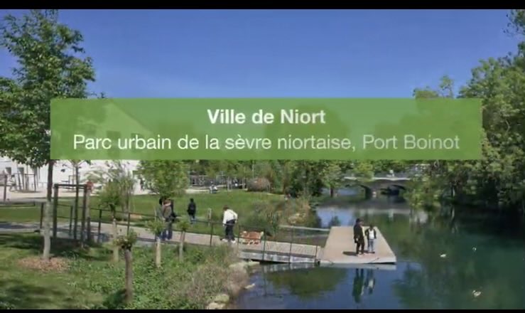 JeromeBaloge's tweet photo. #Niort récompensée par la Victoire des Paysages mention Cœur de ville pour la qualité de la réalisation de Port Boinot. https://t.co/vTwDUea885
