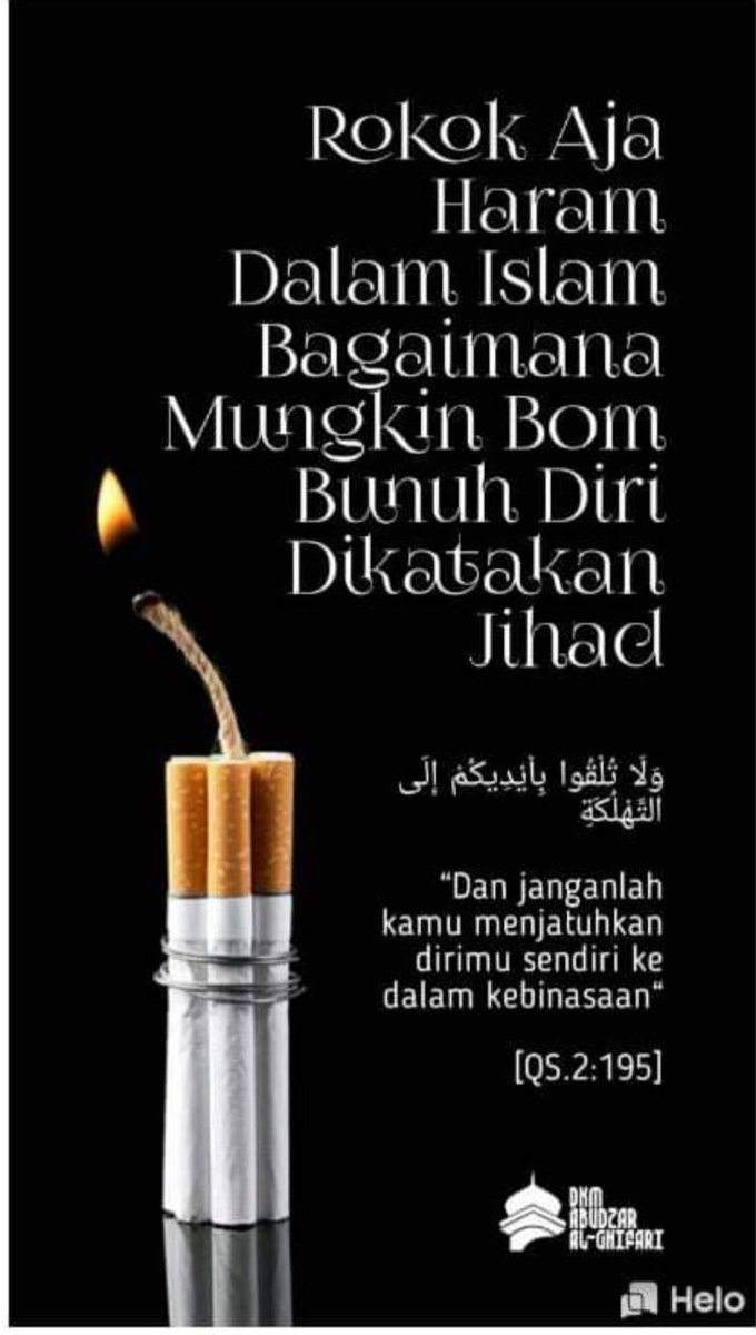 Mau gak mau harus di akui roko ikut andil dalam ketahanan ekonomi bangsa ini
Halal haram itu urusan masing masing 
Jadi bijaklah menilai sesuatu itu jgn sepihak 🙄