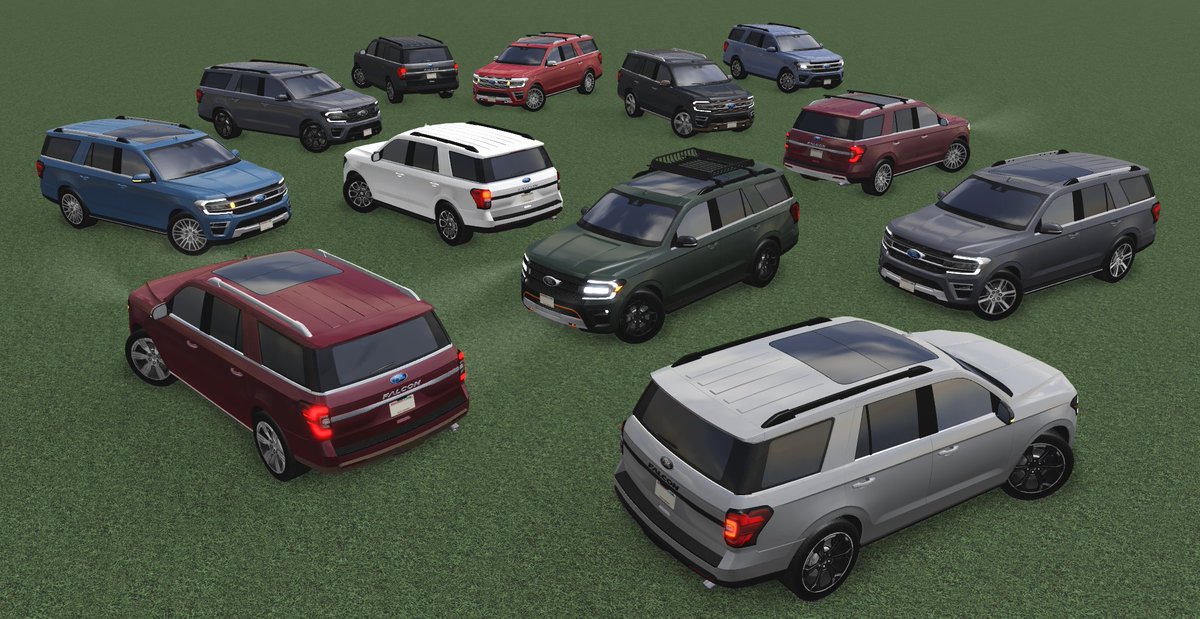 2023 Ford Expedition
#RobloxDev 
Modeled for #GreenvilleV1