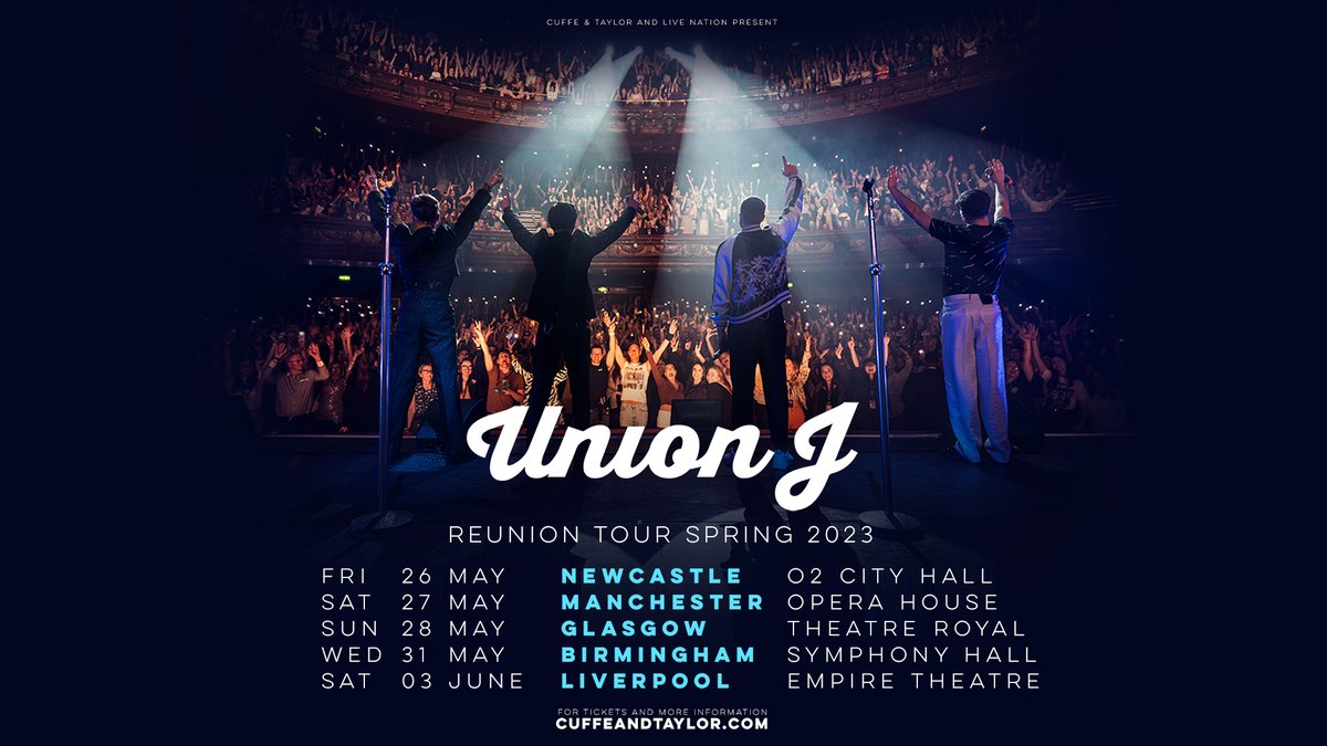 UnionJworld's tweet image. 🚨 TOUR DATES 🚨

You guys have been waiting patiently and here are our tour dates for Spring 2023! We can&apos;t wait to see you guys on the road❤️

Tickets are on sale next Friday at 10am, you can sign up for pre-sale now if you haven&apos;t already signed up 🎟  bit.ly/UJSignUp