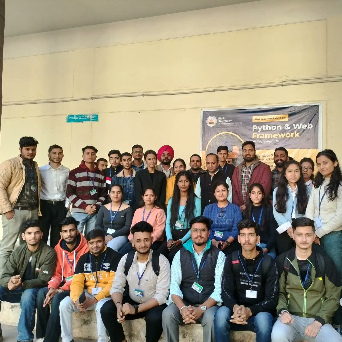Department of Computer Science & Engineering, BUEST organized a 1-Day workshop on “Python & Web Framework” on 8 Dec,2022. Mr. Navdeep Singh(Senior Software developer), Mr. Sugat Monga(Head of operations) & Shilpa Verma from Techangouts Pvt. Ltd. shared their expertise knowledge.