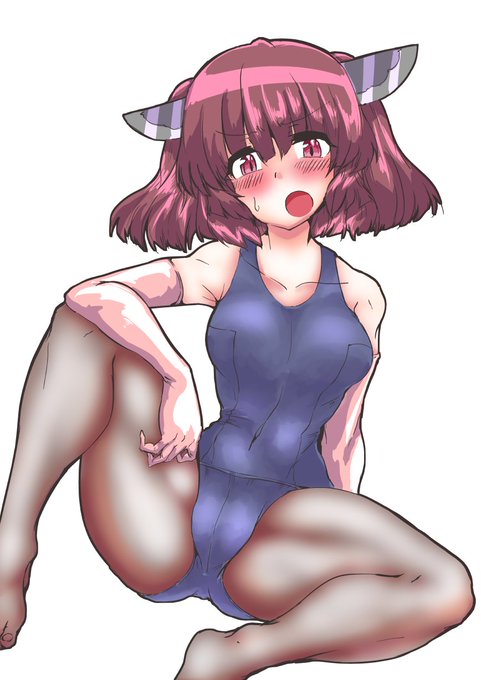 #きりたんキラキラ金曜日 
今日のスク水ストッキングですコッショリ 