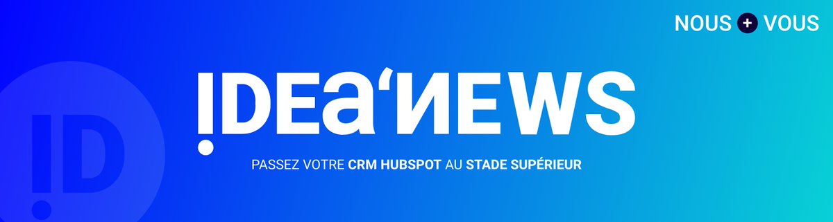 #BIGNEWS : Ideagency lance sa première newsletter : Idea'news 
Vous y trouverez des invitations à des webinars ou des évènements, des offres exclusives ou encore des conseils de la part de notre équipe. 
Pour s'inscrire c'est ici 👉 hubs.ly/Q01vsrJD0