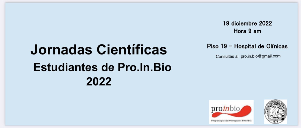 Pro.In.Bio. UdelaR tweet media