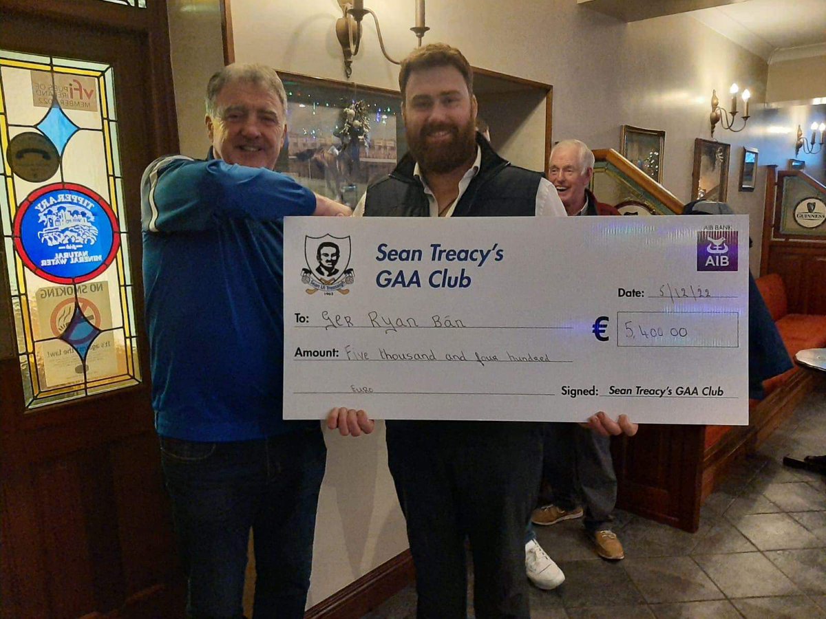 SeanTreacyLotto's tweet image. Congratulations to Ger Ryan Bawn from Cappawhite on winning Our Lotto recently