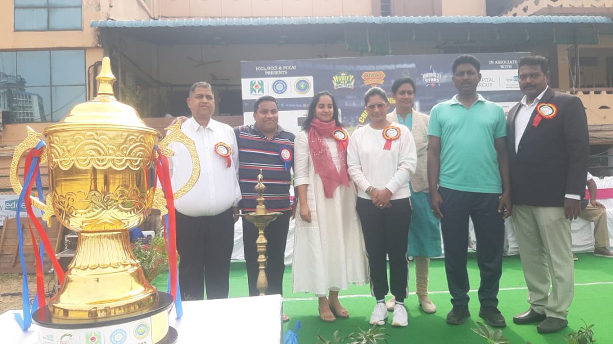 HapTournament's tweet photo. #icclhapcup is very thankful to the guest of honors for gracing the event and making it even more special.

@M_Raj03  @ICCLCRICKET @newedgecs4 @dcciofficial @Y8TV_News @cvrtelugunews @SportsSats https://t.co/2jsfC1BsVv