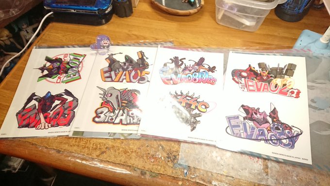 一番くじのエヴァのシールめちゃ好み! 