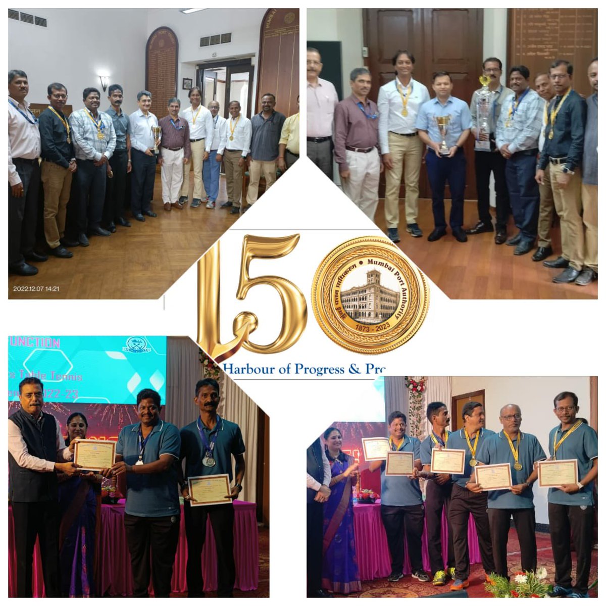 मुंबई पत्तन प्राधिकरण (MUMBAI PORT AUTHORITY) on Twitter "Mumbai Port Team won the Championship