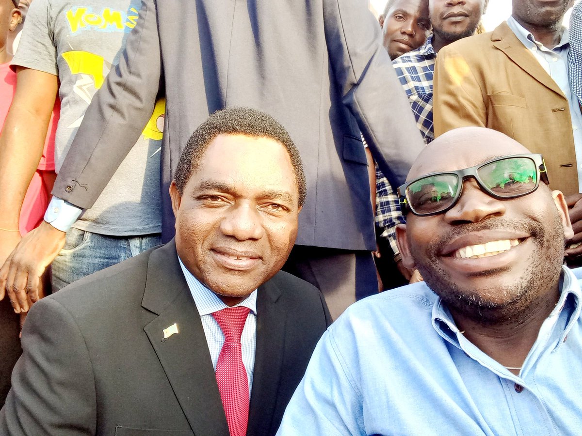 A moment with President Hakainde Hichilema:)