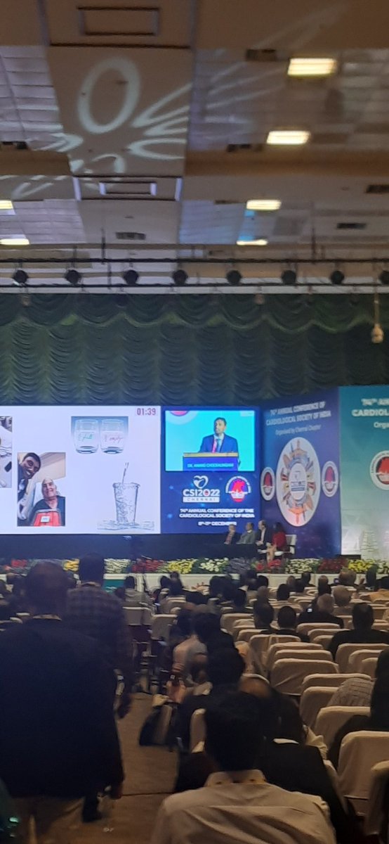 sashibmukhi's tweet image. Excellent talk by Dr. Anand Chockalingam on HFpEF @CsiChennai @mmamas1973 @latchumanadhas @DrSaritaRao2 #CSI2022