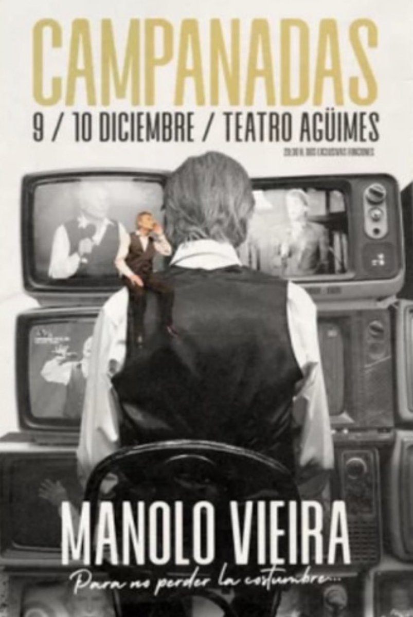 <a href="/ManoloVieira63/">Manolo Vieira</a> despide el año con un especial de #TelevisiónCanaria desde #Agüimes <a href="/RTVCes/">RTVC</a> #humor #Navidad #Campanadas #FinDeAño #Aguimes domingomartin.blogspot.com/2022/12/manolo…