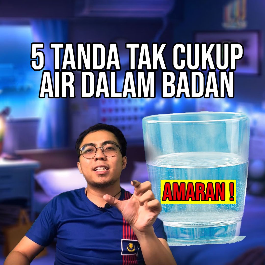 hazim_nyem's tweet photo. 5 TANDA TAK CUKUP AIR DALAM BADAN.
Bagi pelari air sangat penting tak kira sebelum, ketika dan selepas berlari. Bukan setakat dapat memastikan prestasi berlari lebih baik. Malah kesihatan turut terjaga.
Nantikan ok ! Jemput subsscribe.
https://t.co/4TOcHj9oV3
#tipspelari https://t.co/sfb3N1yob3