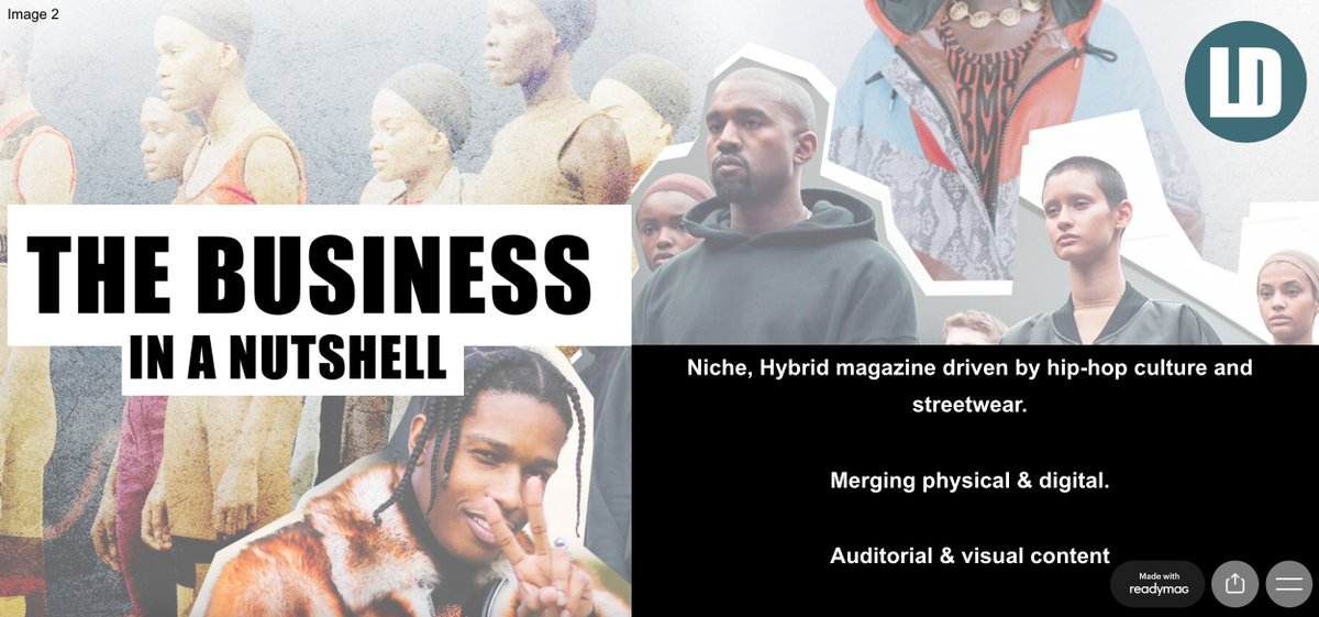 voguecollegeuk's tweet photo. A niche hybrid service for just Hip-Hop Music & Streetwear โจ made with @readymag ๐๐ผ tools to empower creators โจ
#CNCollege #condenast #condenastcollege #condenastcollegelondon #studyfashion #London #studentsoflondon #readymag #interactivestorytelling https://t.co/QGZPUftXHf
