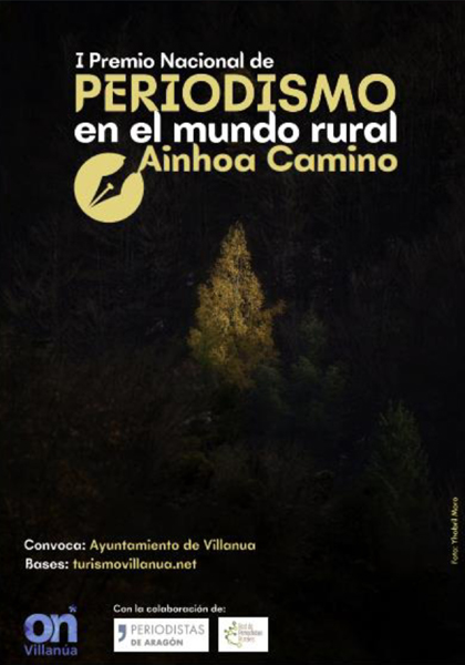 Convocado el I Premio Nacional de Periodismo en el Mundo Rural Ainhoa Camino ow.ly/T4Kh50LZbkr
