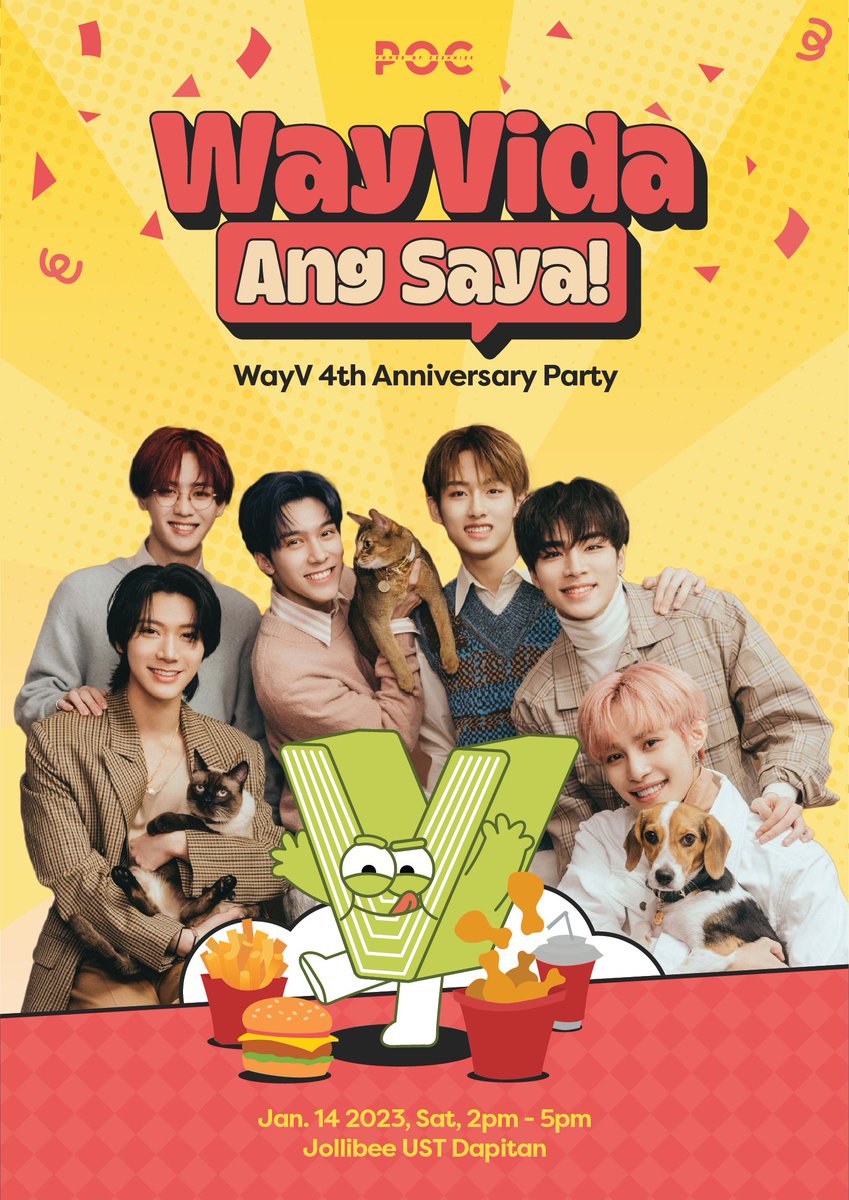 CzenniesPH's tweet photo. #WayVidaAngSaya: WayV's 4th Anniversary Party by Power of Czennies

📍 Jollibee UST Dapitan, 2 - 5PM
🛒Php 500 
🔗https://t.co/DNKFTHj90F

In collaboration with @adareten, @hao_o10vely, @rawring_ccz, and @wootarozen💚 See you there!

#WayV #WayV4thAnniversary https://t.co/7DrwfkVncK