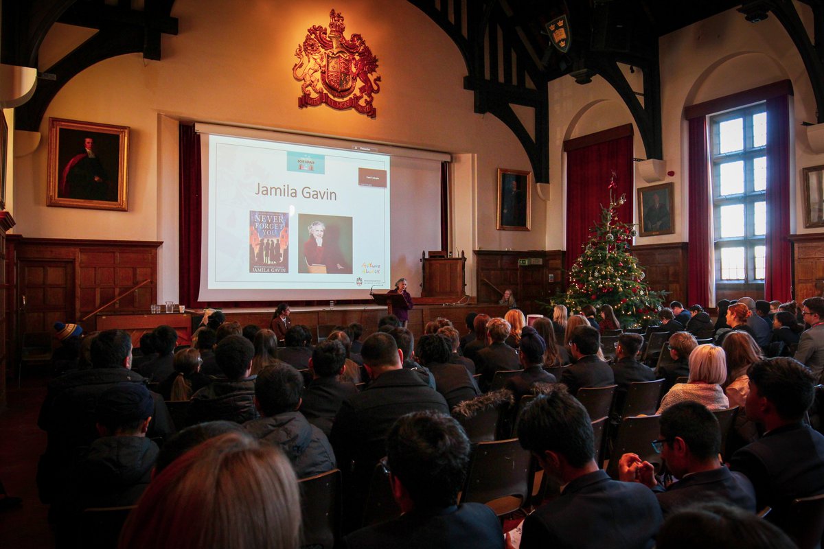 It was wonderful to see Fatma from our Upper Fifths reading one of her poems at the recent Two Cities Book Award 👏

The event was hosted at <a href="/KESBham/">King Edward's School</a> in collaboration with <a href="/WGS1512/">Wolverhampton Grammar School</a> and was a fabulous event, with talks from four shortlisted authors! 📚
