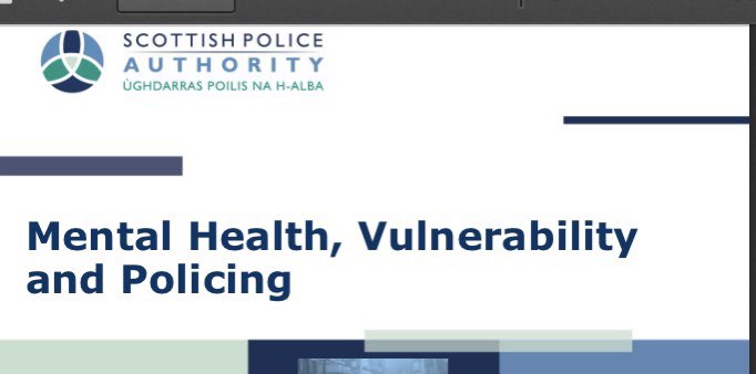 Such an important day today - conference hosted by Scottish Police Authority on #mentalhealth #vulnerability and the links with policing @heyman_inga @scleph @TheSIPR @ENUHealthSocial