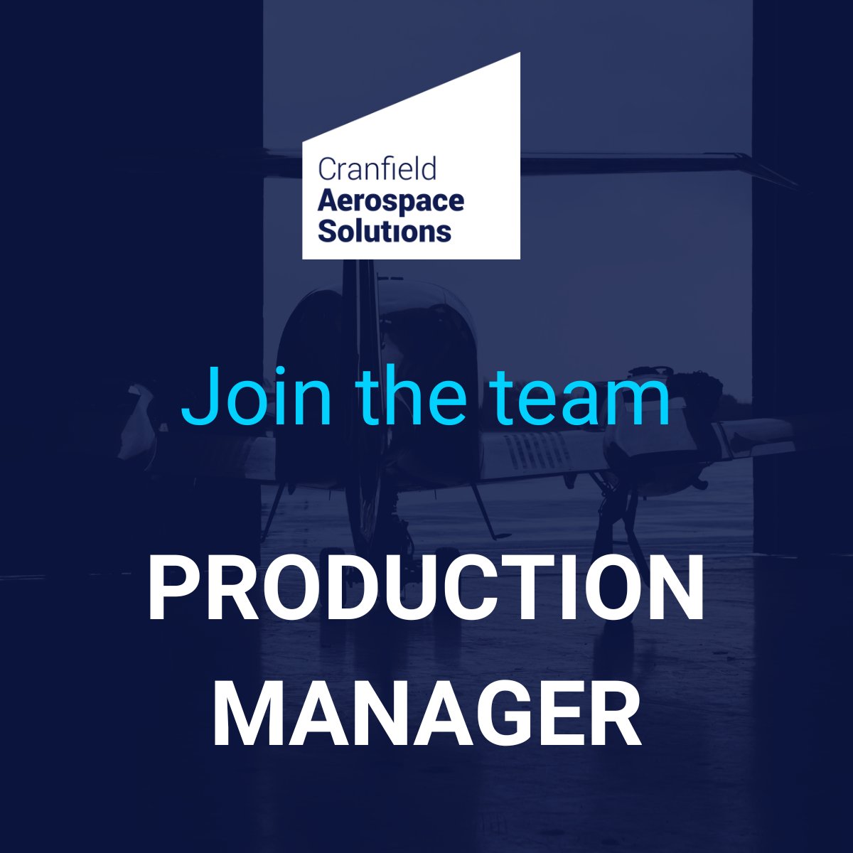 We're recruiting for an experienced Production Manager to join the team! 

Take a look at the role: apply.workable.com/cranfield-aero…

#cranfieldaerospace #jointheteam #aircraft #aviation #productionmanager #cranfield #careersinaviation #manufacturing