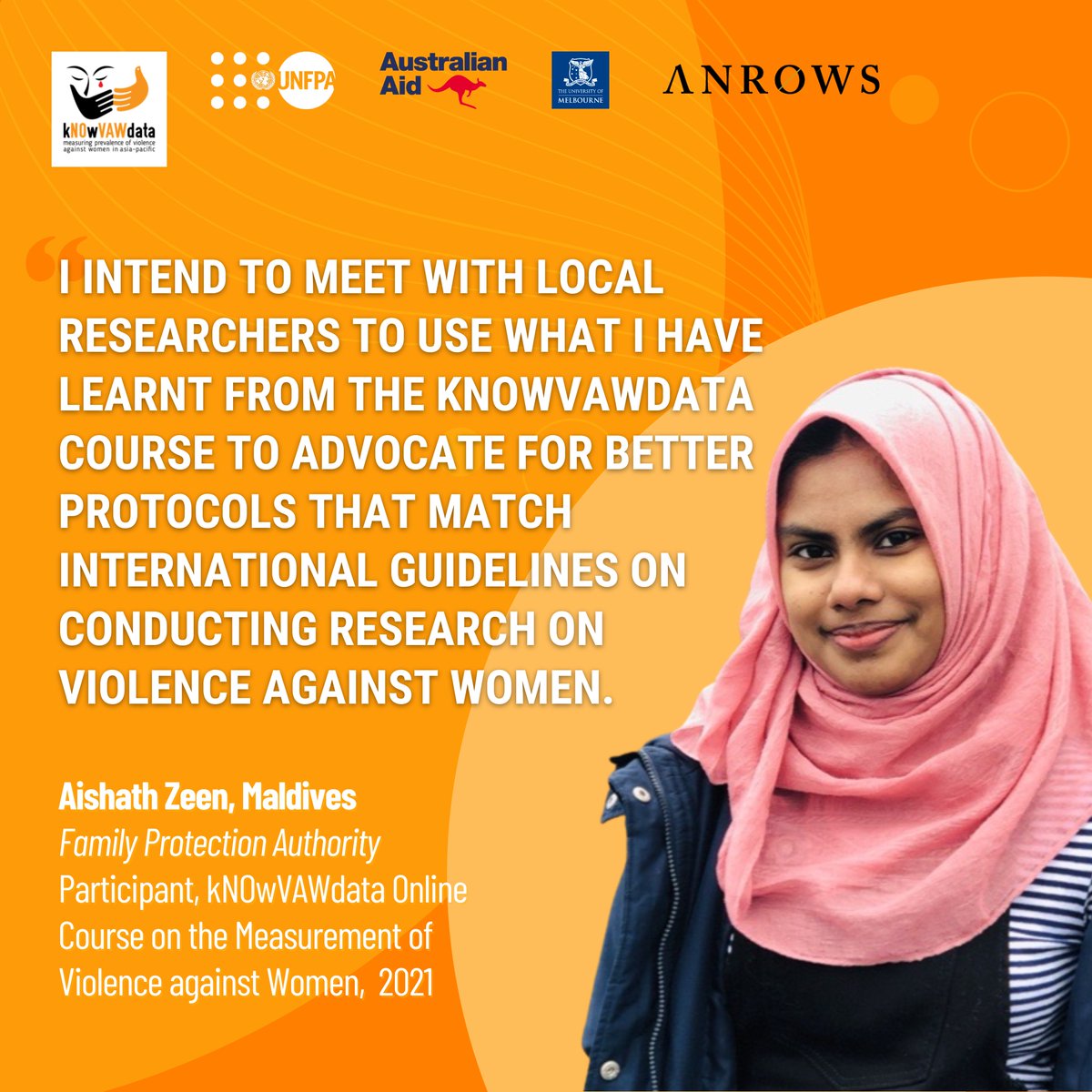#ViolenceAgainstWomen data must not sit on a shelf. Given the risks involved, these data should be used to drive change. The @kNOwVAWdata course helps participants do this.

Get involved: knowvawdata.com/course

#16Days
#RespectAndEmpower
#GenderData