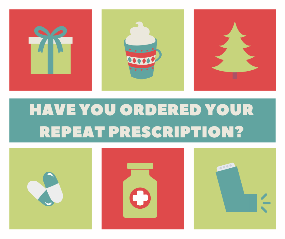 HSC_NI's tweet photo. Will you need a repeat prescription over the festive period? 
🎄 Don't forget to order you repeat prescriptions now and avoid last minute orders or running out of your medication when surgeries are closed.

🎄 Remind friends and family to do the same https://t.co/En3n3fdm3Y