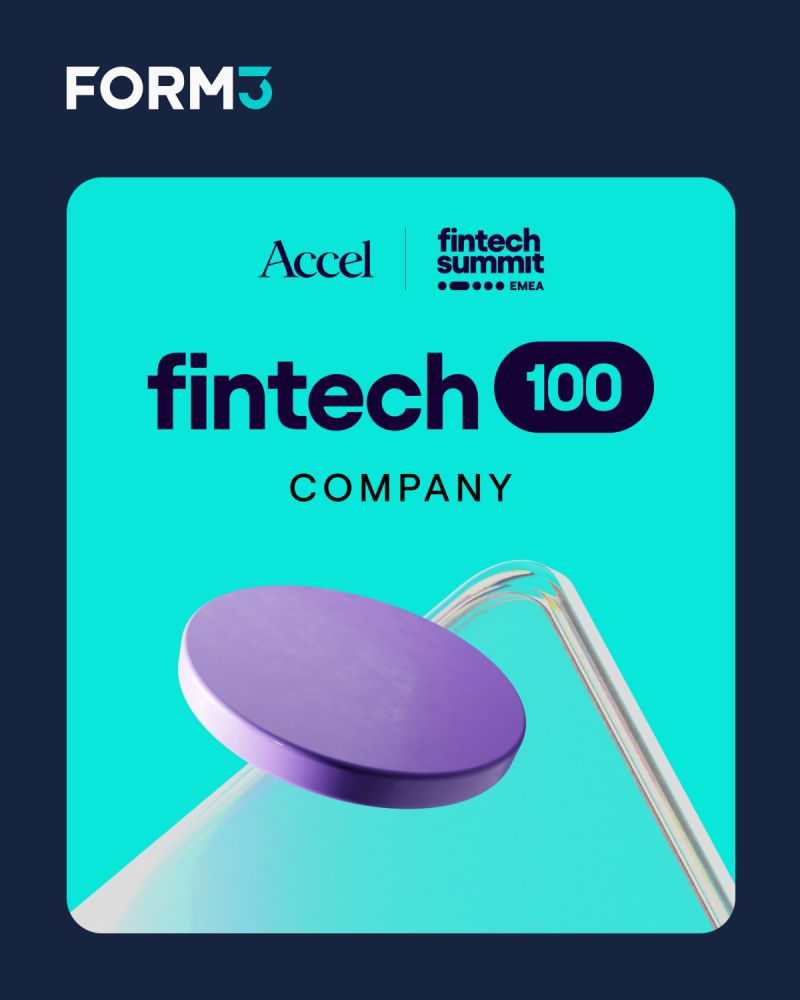 We’re thrilled that Form3 has been listed in Accel’s Fintech 100 EMEA - the firm’s list of hot fintech companies set to become the next generation of category leaders! 👉 bit.ly/3iKURhe #paymentsplatform #cloudnative #fintech